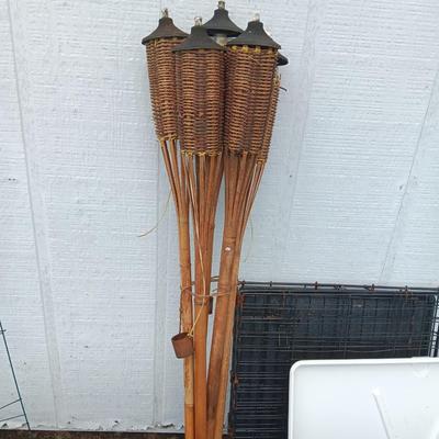 Tiki torches