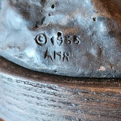 Lot of 3 Women Statues 2 Made in Italy A. Santini 1 Nude Woman Bathing Alva Museum Replicas Sculpture