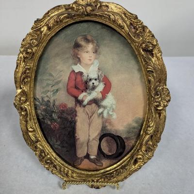 Vintage 11" Ornate Victorian Style Picture Frame From Italy