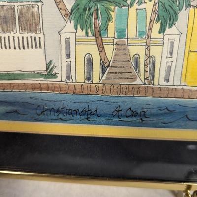 Christiansted St Croix Framed Painting