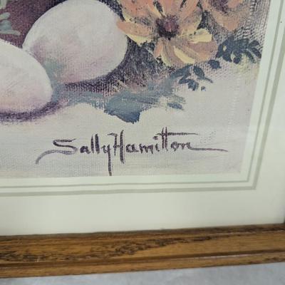 Vintage Sally Hamilton Print - Signed And Framed
