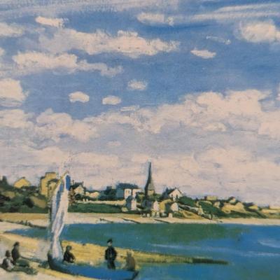 Framed The Beach At Sainte Adresse Monet Print