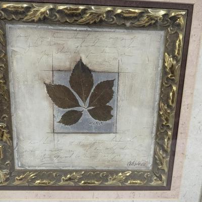 Framed The Leaf Diaries Art