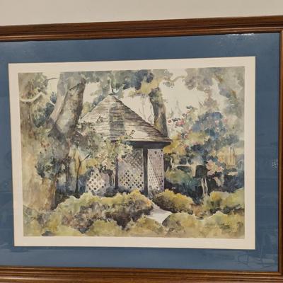 Framed Margaret Carter Painting Signed & Numbered