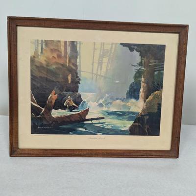Paradise Brook Roy M. Mason Watercolor Reproduction Print By Ketterlinus