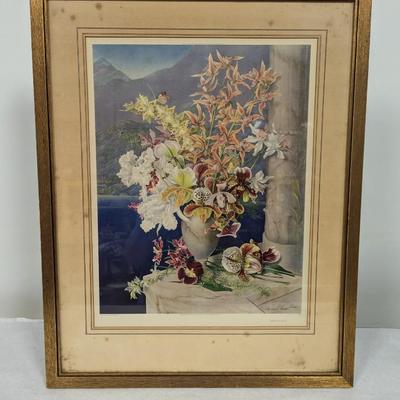 Framed Print by Leonard D. Philpot Floral Arrangement