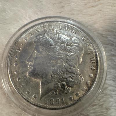 1891 S MORGAN US COIN 1$