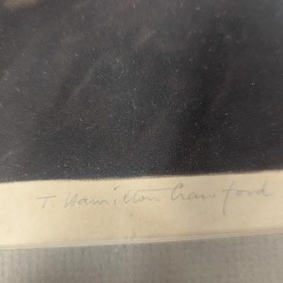 Framed T. Hamilton Crawford Print