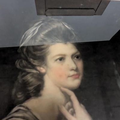 Framed Lady Elizabeth Stanley Print Signed