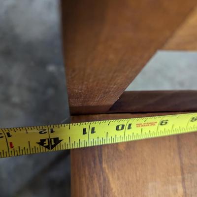 Folding 3 Tier Wood Shelf