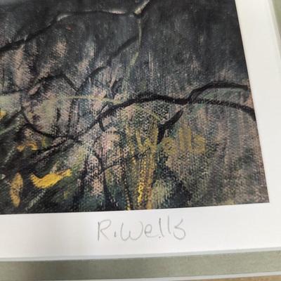Framed Art Numbered & Signed R. Wells