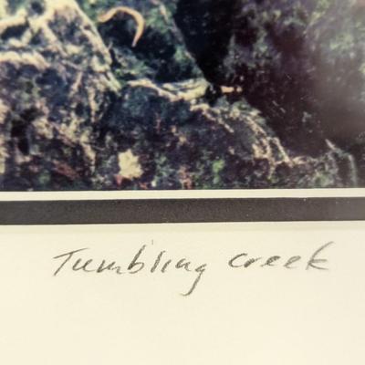 Framed Print "Tumbling Creek" Numbered & Signed By William Bell