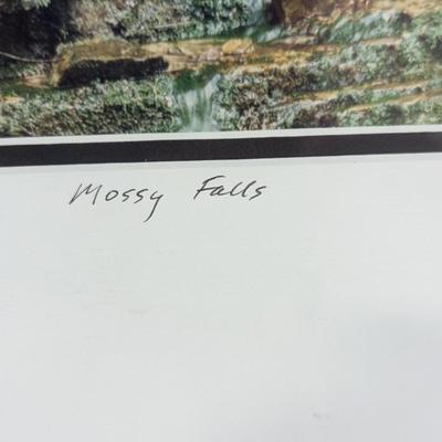 Framed Print "Mossy Falls" Numbered & Signed By William Bell