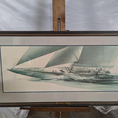 Framed John MeCray "Rainbow" Print