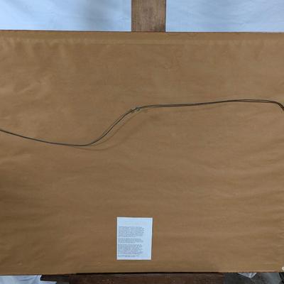 Framed Print Signed By Artist Blue Sky