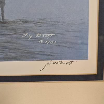 Framed Print "Ripley Light 1911" Numbered & Signed By Jim Booth
