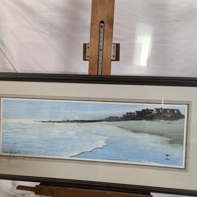 Framed Warren Johnson Ocean Print