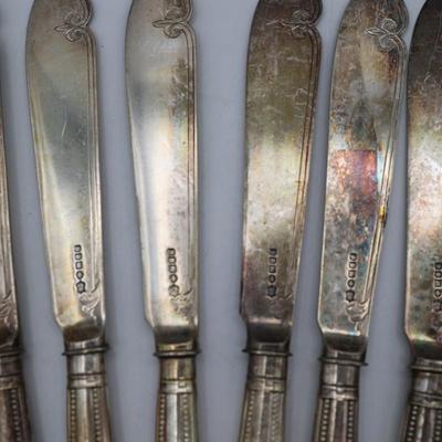 Hallmarked Ornate Knives & Forks