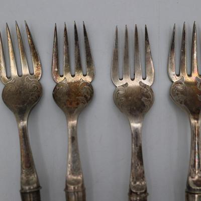 Hallmarked Ornate Knives & Forks