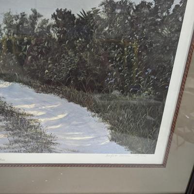 Framed Print Benefactor Edition "After The Rain" Numbered & Signed By C. Ford Riley