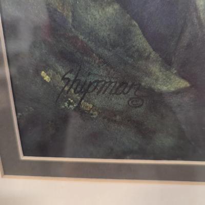 Framed Barbra Shipman Magnolia Blooming Print