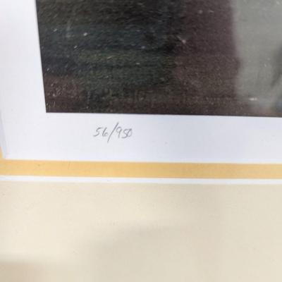Framed "Elfin Cove Alaska" Numbered & Signed By Paul Mullally Print