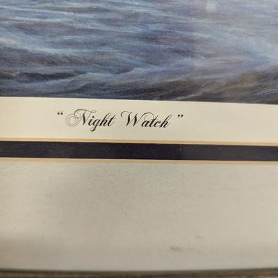 Framed Print "Night Watch" Numbered & Signed By Jim Booth