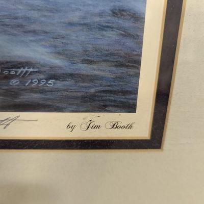 Framed Print "Night Watch" Numbered & Signed By Jim Booth