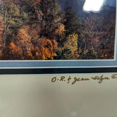 Framed Print Landscape Art Signed