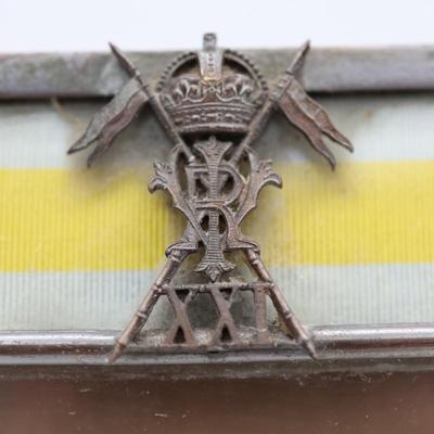 Antique Military Picture Frame