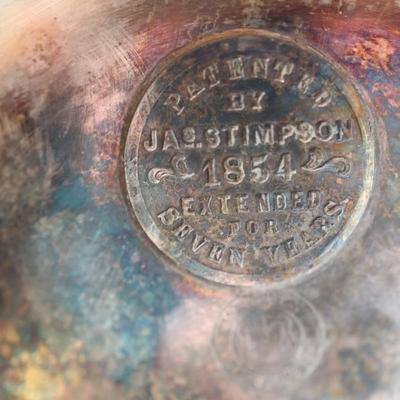 Antique Meriden Pitcher, 1854 (See Description)