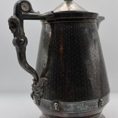 Antique Meriden Pitcher, 1854 (See Description)
