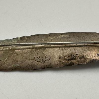 Sterling Silver NYE Vintage Brooch