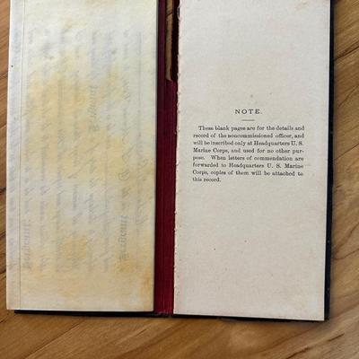 Marine’s Military Records, Honorable Discharge, Certificates