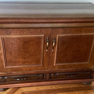 Buffet Server with Linen Cabinet