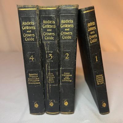 Audels Gardeners & Growers Guides Volumes 1-4 (1935) (LR-RG)
