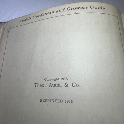 Audels Gardeners & Growers Guides Volumes 1-4 (1935) (LR-RG)
