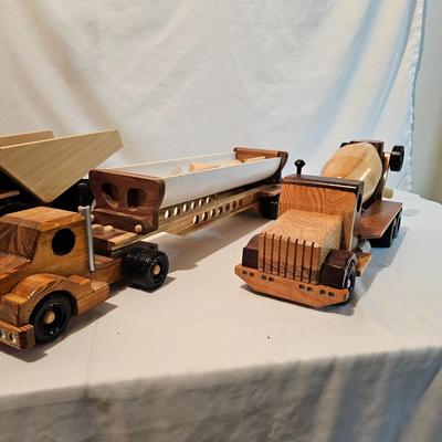 Big Rig Wooden Toy Trucks (G-JS)
