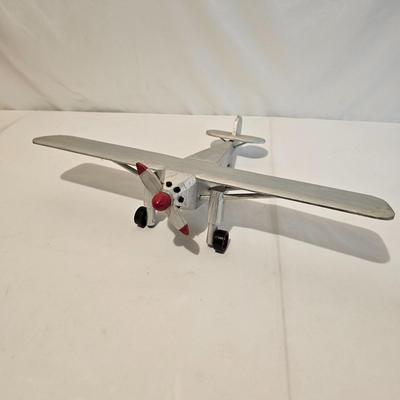 Three Wooden Toy Airplanes (G-JS)