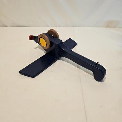 Three Wooden Toy Airplanes (G-JS)