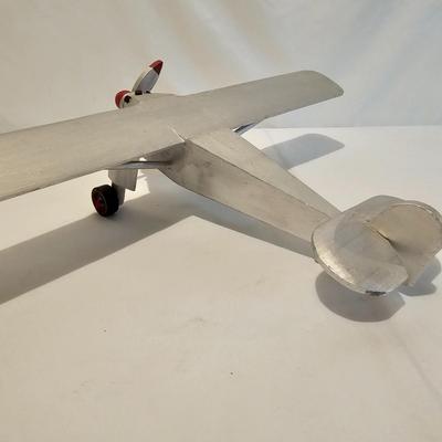 Three Wooden Toy Airplanes (G-JS)