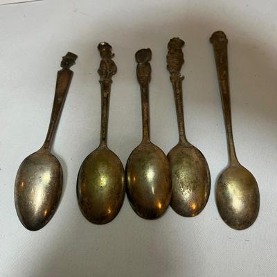 Howdy Doody, Woody Woodpecker & More Character Spoons (LR-RG)