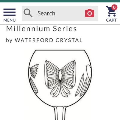 WATERFORD ~ Millennium Series ~ 10.5" Champion Bucket ~ "5 Toasts"