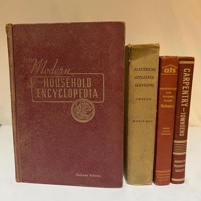 Modern Household Encyclopedia (1946) & More Books (LR-RG)