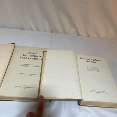 Modern Household Encyclopedia (1946) & More Books (LR-RG)
