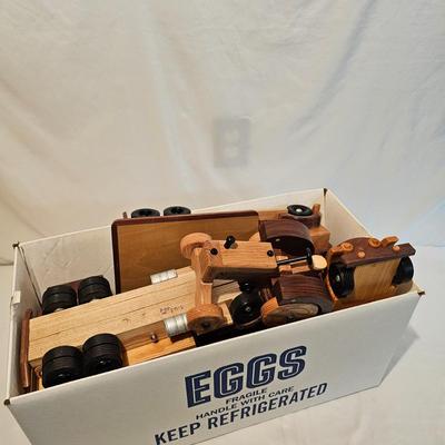 Wooden Dump Trucks, Flat Beds & More (G-JS)