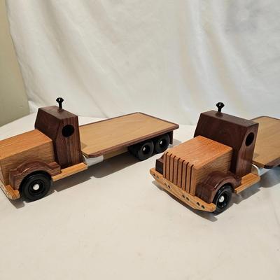 Wooden Dump Trucks, Flat Beds & More (G-JS)