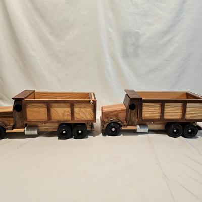 Wooden Dump Trucks, Flat Beds & More (G-JS)