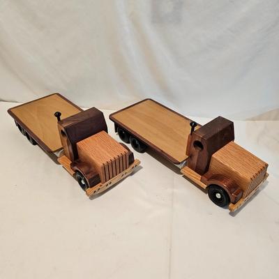 Wooden Dump Trucks, Flat Beds & More (G-JS)