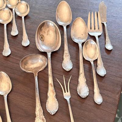 LUNT ~ Sterling Silver ~ Modern Victorian ~ 7 Piece Setting for 8 ~ *Read Details